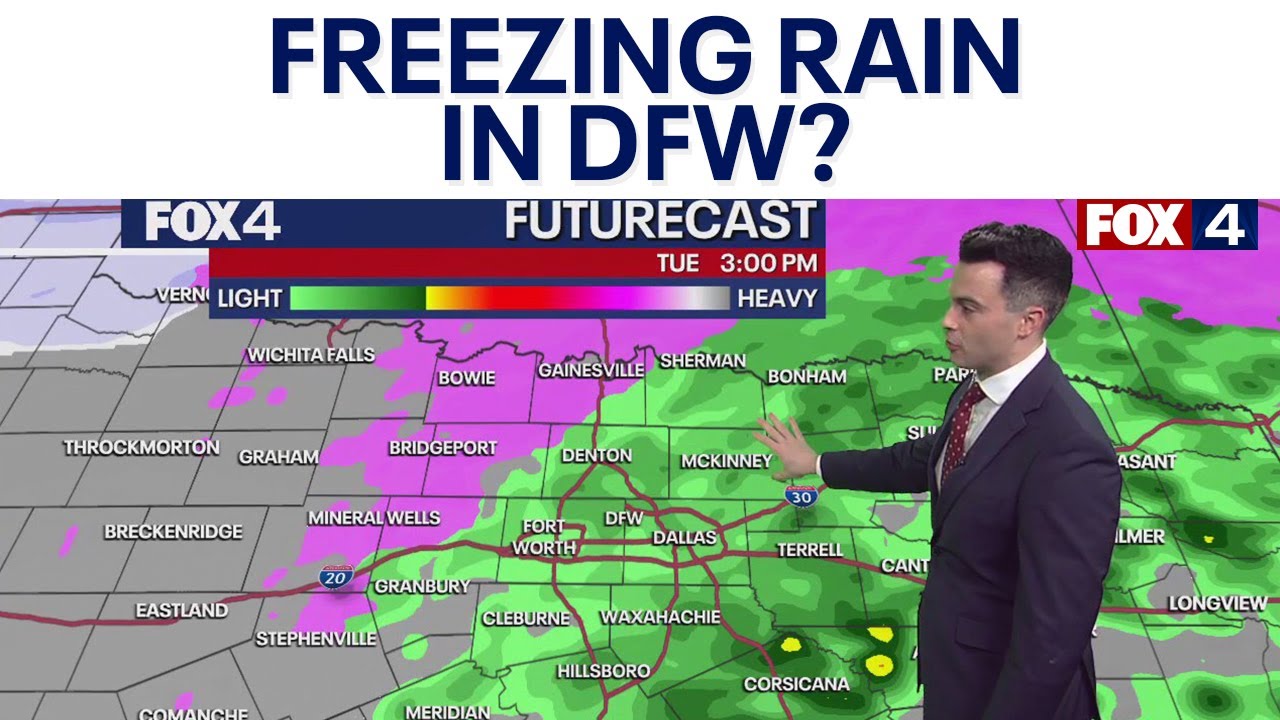 Dallas weather: Temperatures to dive below freezing, will we see ice on the roads?