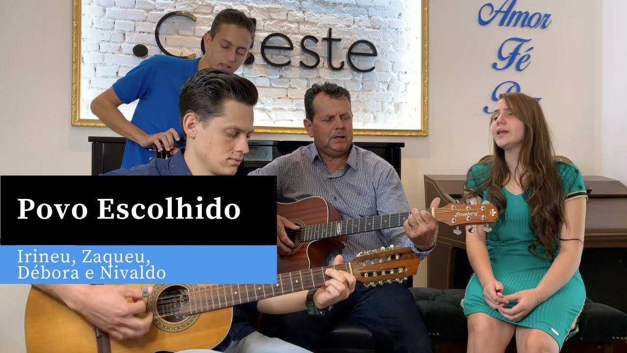 Povo Escolhido | Canção | Irineu, Zaqueu, Débora e Nivaldo Pipoca (Viola, Violão e Canto)