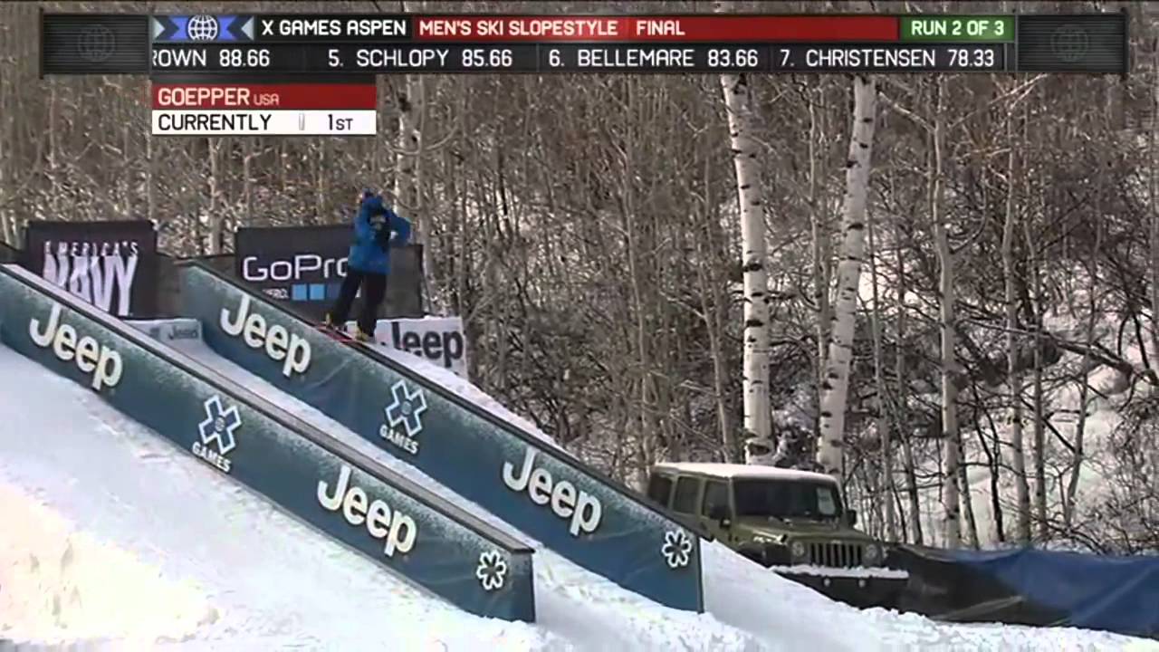 Nick Goepper Wins Gold Men's Ski Slopestyle Final X Games Aspen 2013