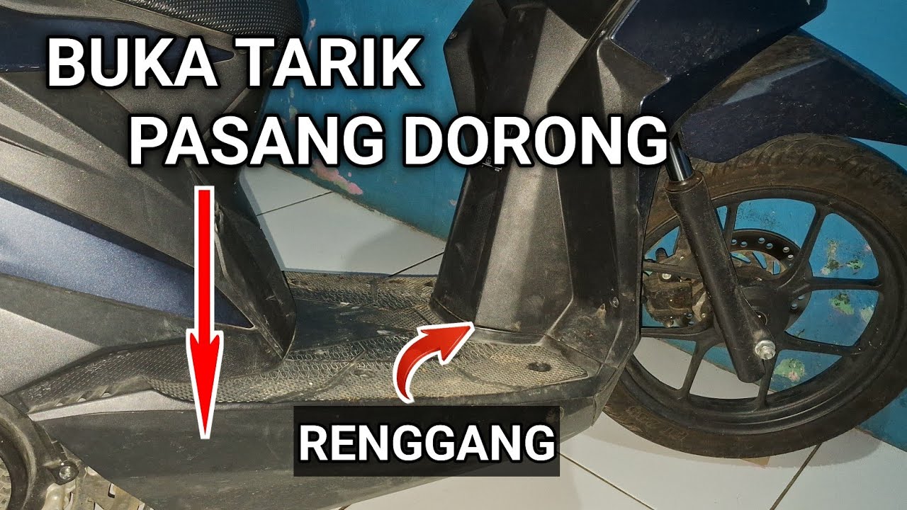 Cara Memperbaiki DASBOR BAWAH MOTOR BEAT DELUXE Yang Lepas