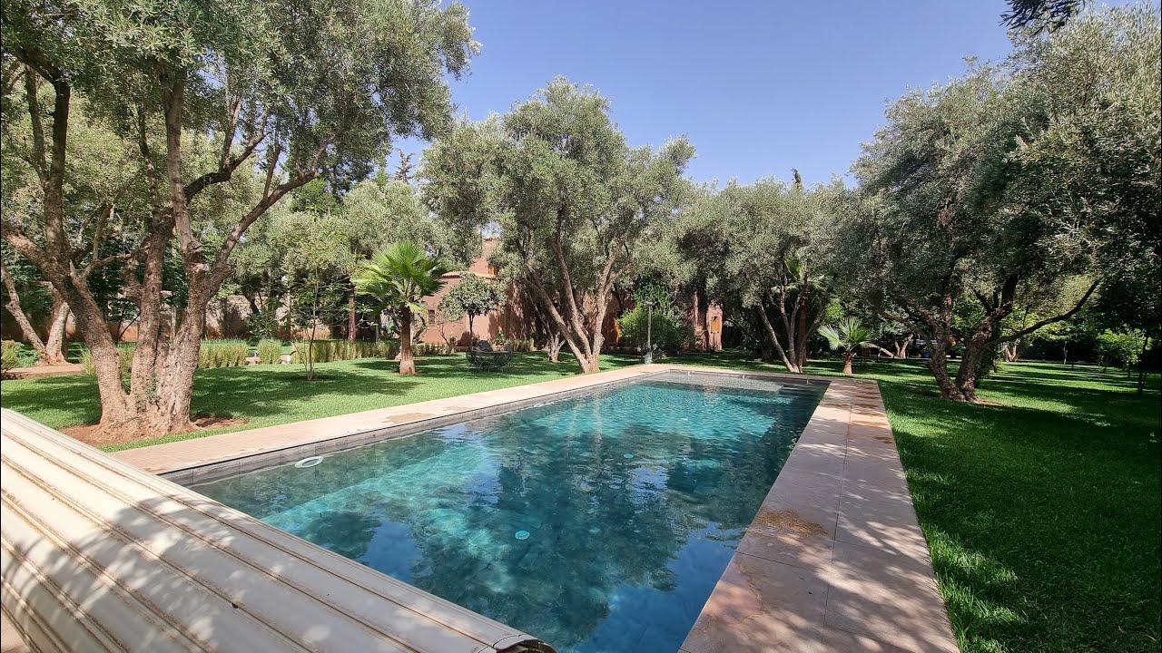 Maison A Vendre De Style Beldi Chic Épuré Route Ourika Marrakech