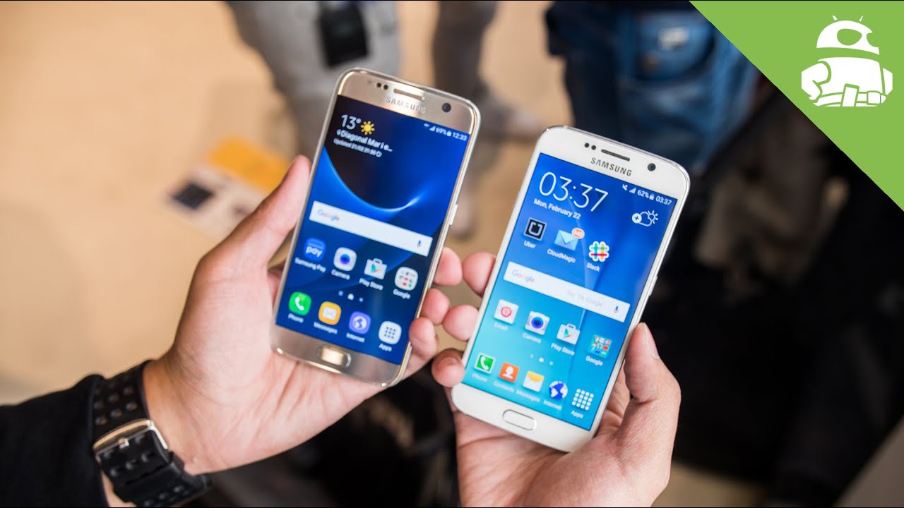 Samsung Galaxy S7 vs Galaxy S6 Hands On Comparison
