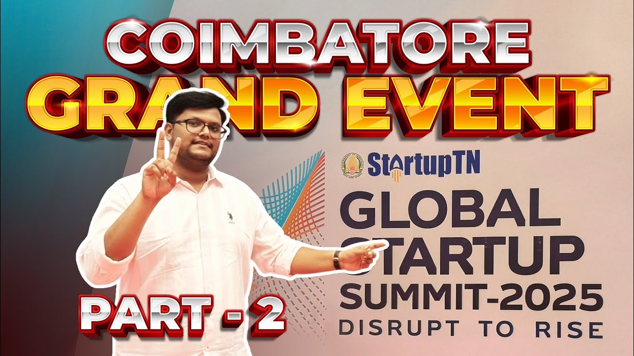 StartupTN Global Summit 2025 at Coimbatore Codissia | Franchise Opportunities & New Business Ideas 🚀