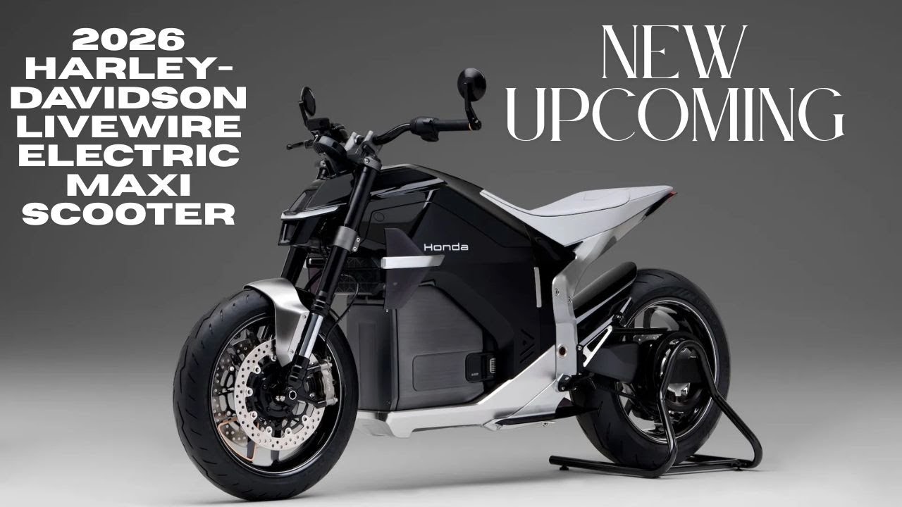 UPCOMING 2026 HARLEY DAVIDSON LIVEWIRE ELECTRIC MAXI SCOOTER: The Future of Urban Riding  🛵⚡