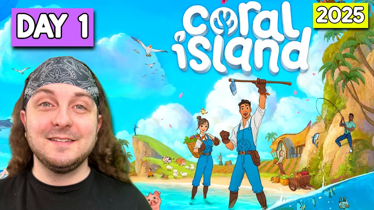 Kanz Plays Coral Island! - Day 1 (2025)
