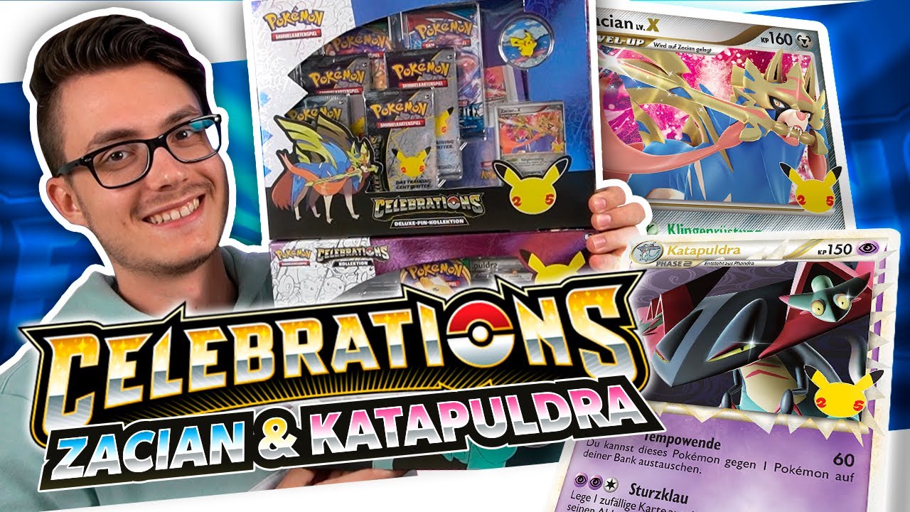 DIESE KARTE WILL JEDER ZIEHEN! Celebrations Pin & Katapuldra Box Pokemon Booster Opening Unboxing