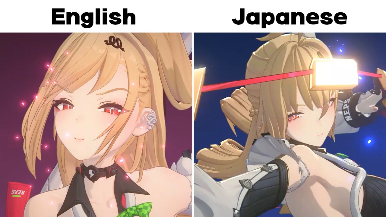 Cissia Ultimate Voicelines EN vs JP