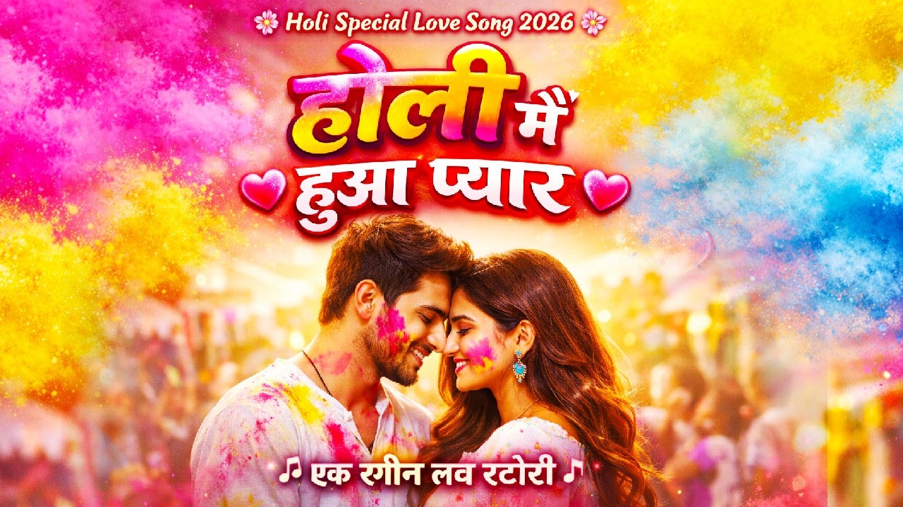 New Holi Song 2026 ~ Holi Me Hua Pyar | Holi Specil Love Love Song 2026 | Ak Rangin Love Story