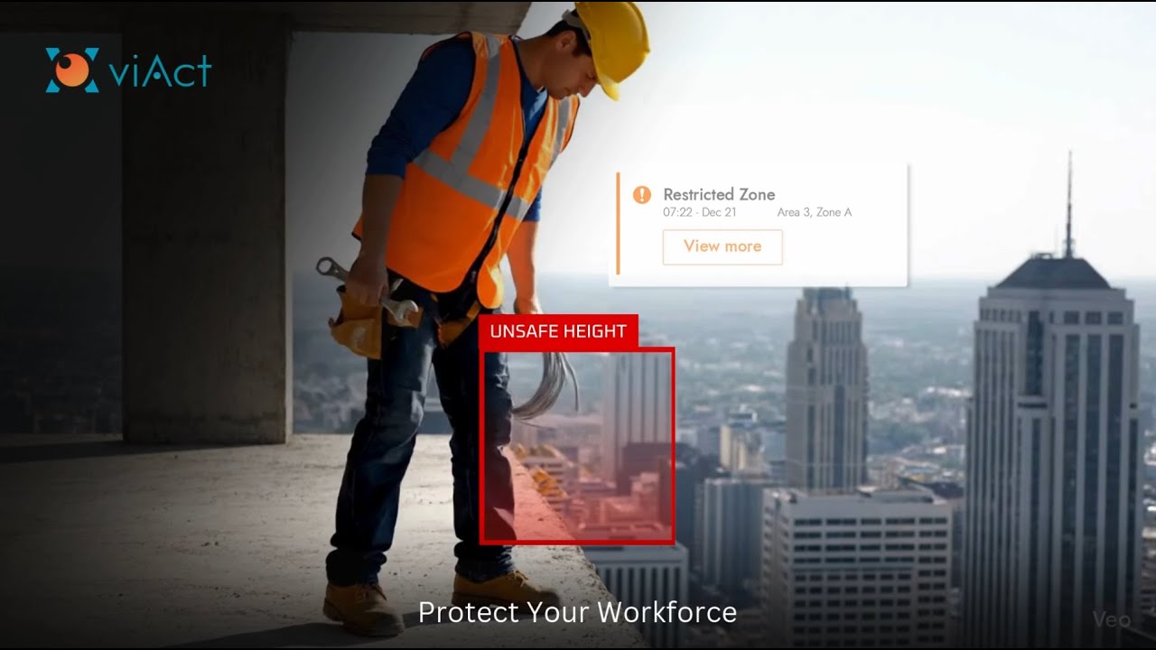 viAct, Not react - AI monitoring that redefines workplace safety