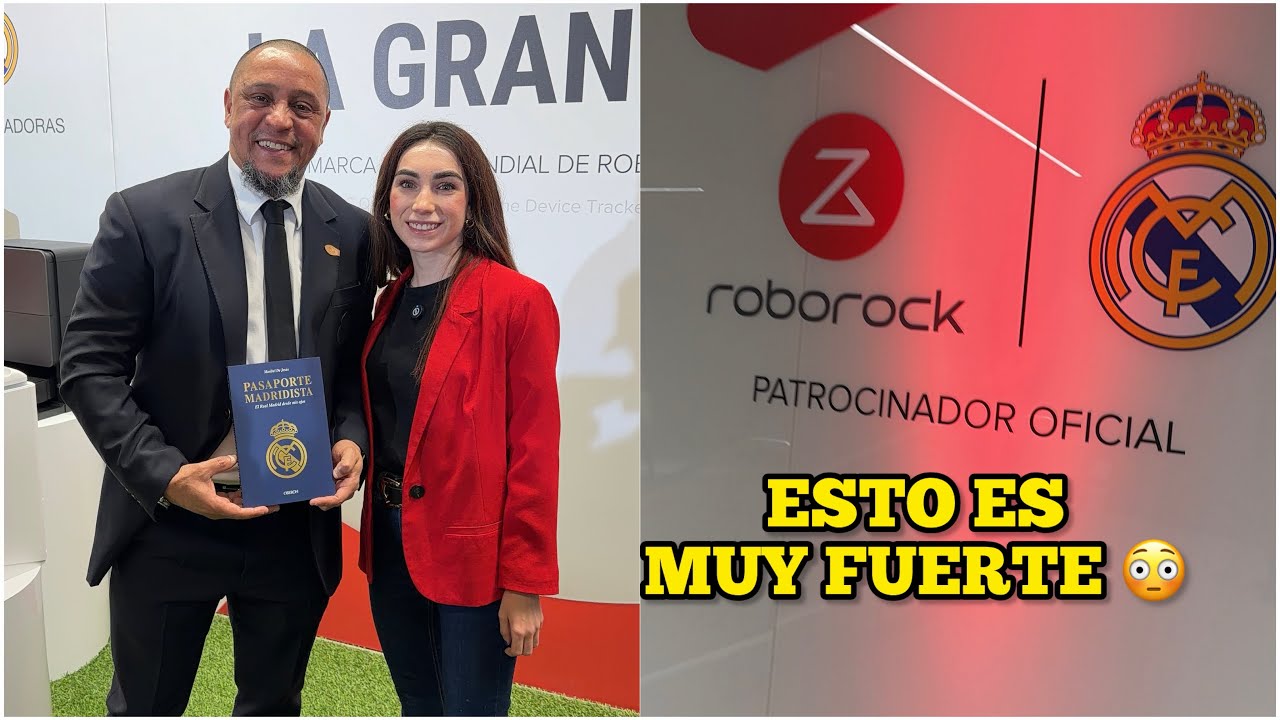 Le DOY MI LIBRO a ROBERTO CARLOS 🥹 EVENTO ROBOROCK en el BERNABÉU 