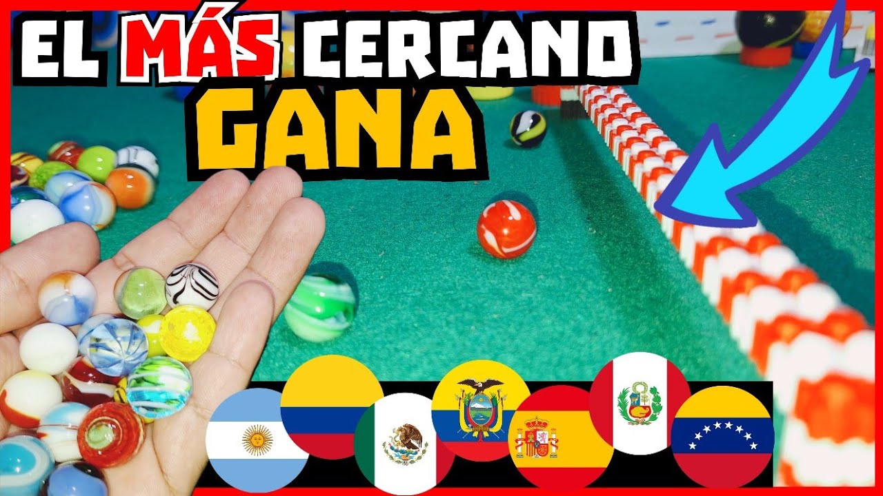 Gana el más Cercano a la Línea | Carrera de Canicas