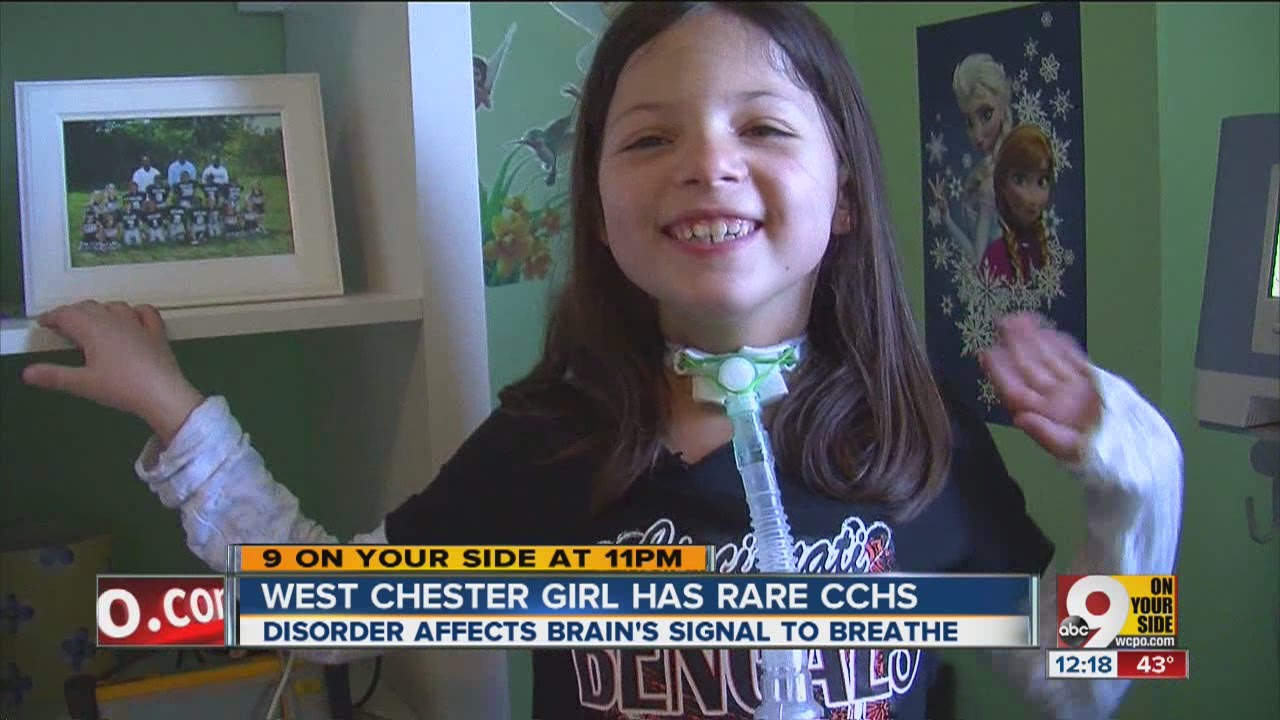West Chester 8-year-old wants cure for CCHS, rare condition that makes her breathing not automatic