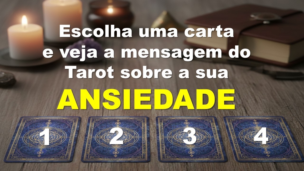 Escolha uma carta e veja a mensagem do Tarot sobre a sua Ansiedade