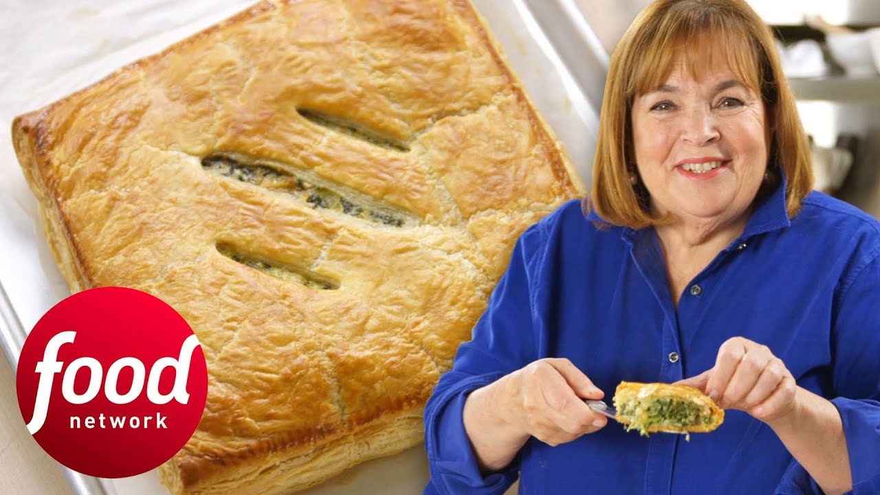 Ina Garten Cooks A Quick And Easy Spinach Puff Pastry | Barefoot Contessa