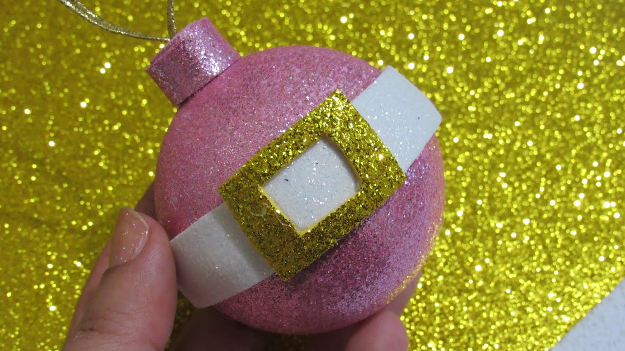 Bola de Natal com Isopor e Eva * Passo a Passo * Muito Fácil