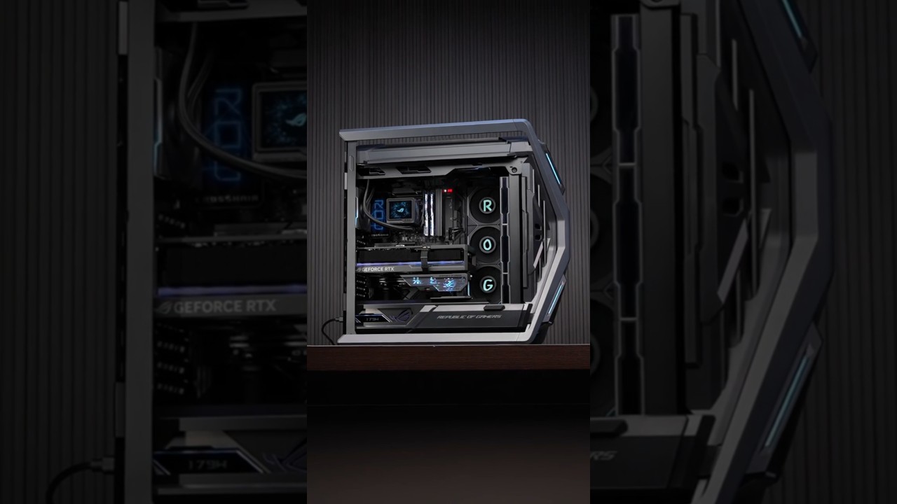 ASUS ROG ASTRAL GAMING PC BUILD🔥 RYZEN 9 9950X3D and RTX 5090🫅 #pcbuild #gaming #asmr #rtx #amd