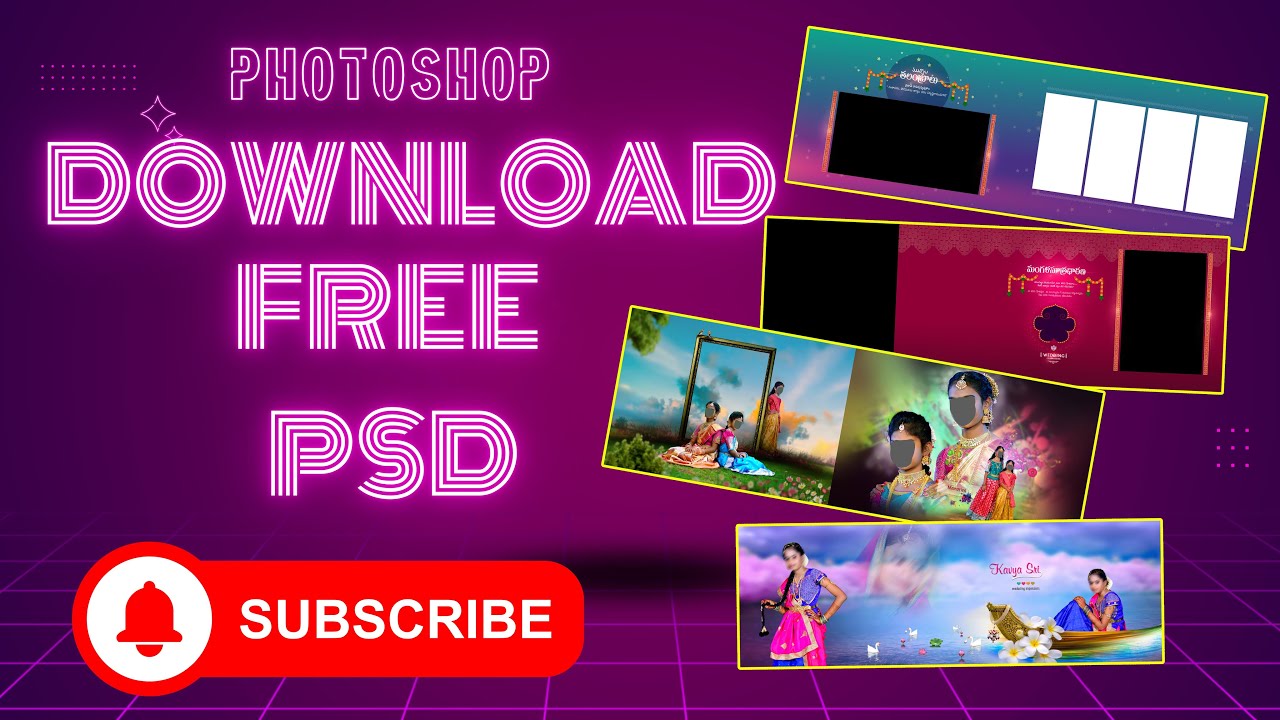 🎉 FREE WEDDING PSD DOWNLOAD 2025 | డిజైనర్ల కోసం బెస్ట్ పీ ఎస్ డి ఫైల్ 💍✨