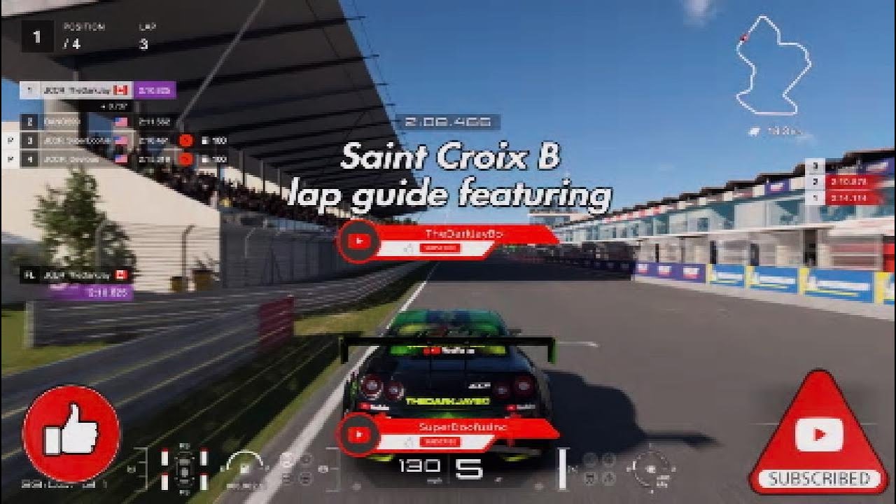GT 7 Saint Croix B Lap Guide