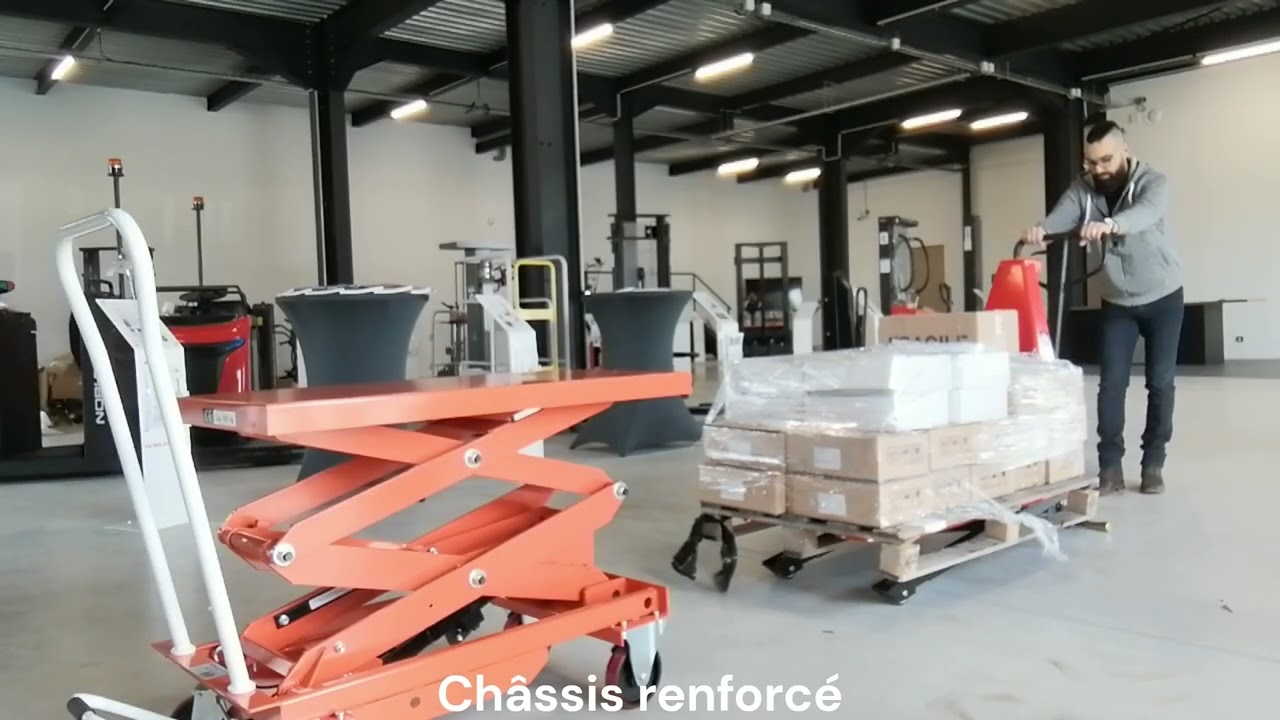 Transpalette haute levée - HL540 M - PALVAC - Tel : 02 41 27 33 22