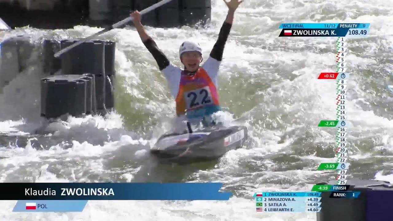 Клаудия Зволиньска &ndash; чемпионка мира по каноэ-слалому! / Чемпионат мира ICF по каноэ-слалому 2025 г.