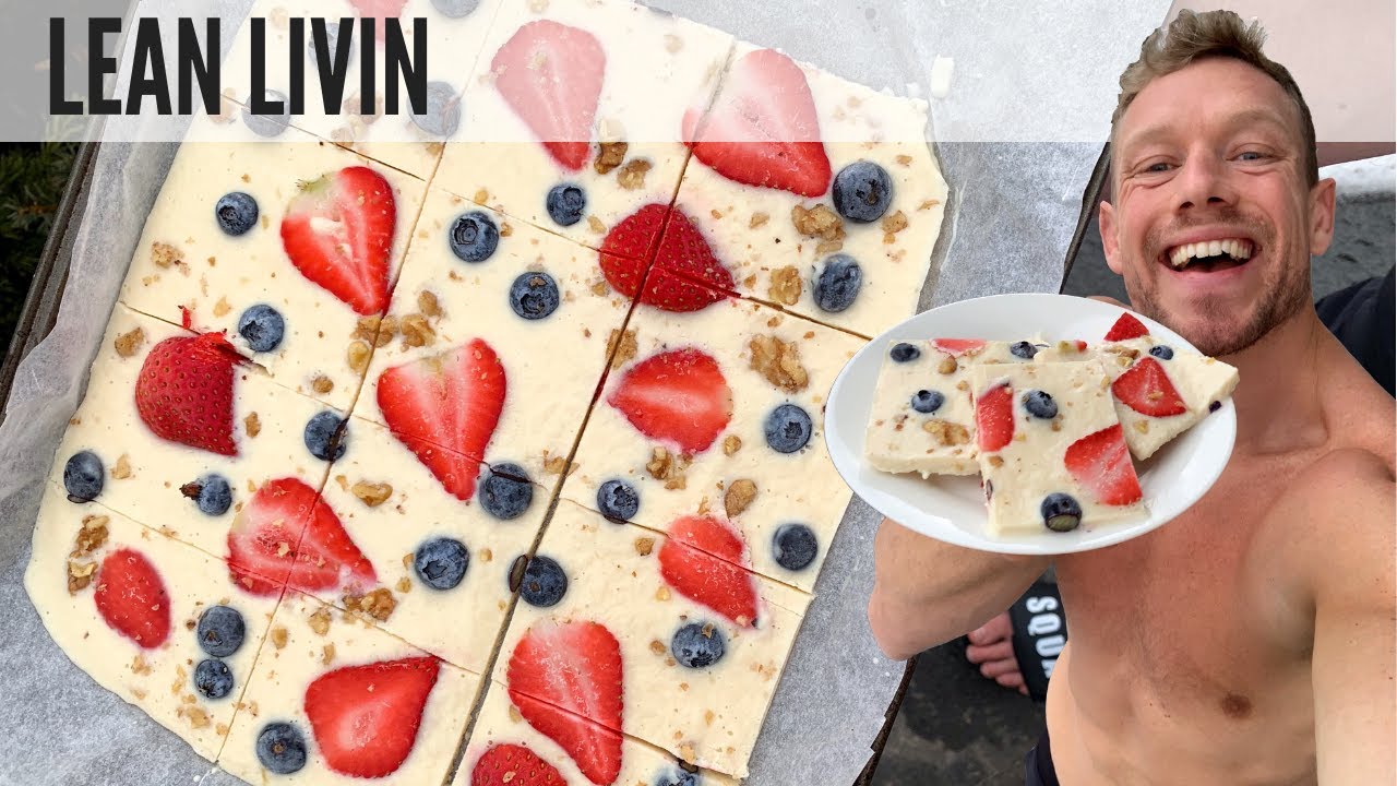 BERRY LEAN FROZEN YOGURT BARS | LEANSQUAD