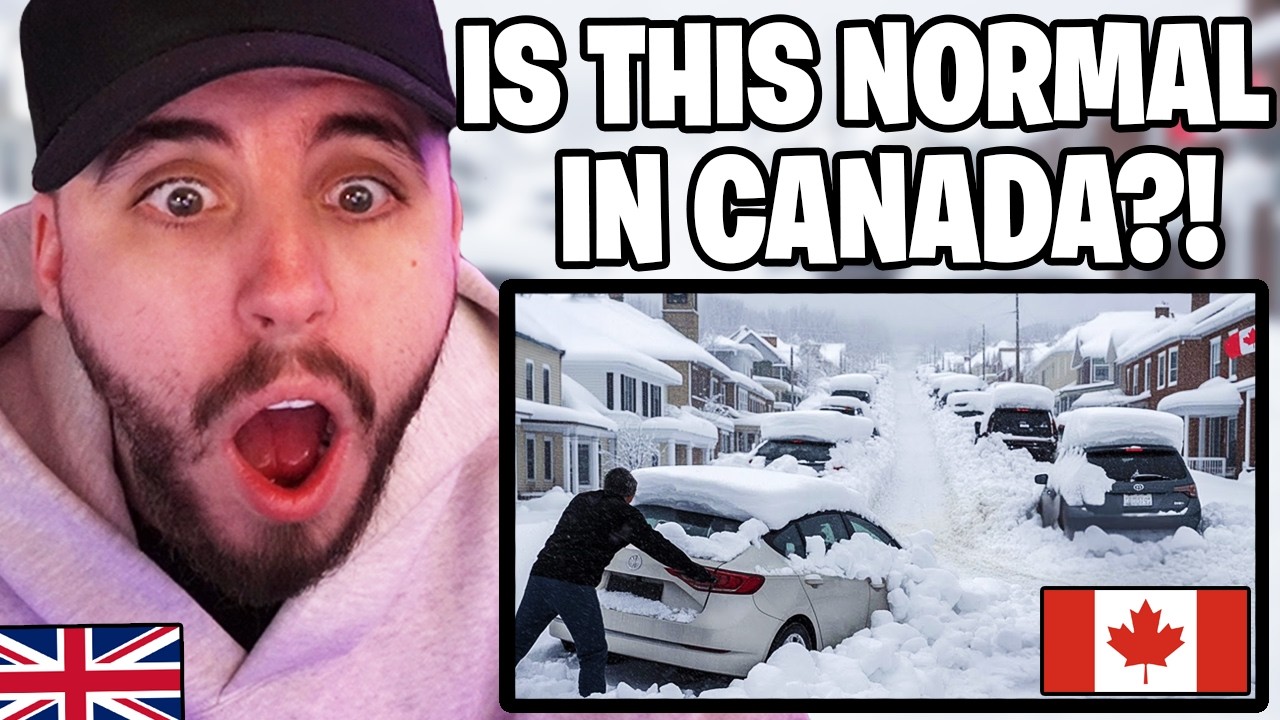 Brit Reacts to Canada's RECORD BREAKING Snowfall!