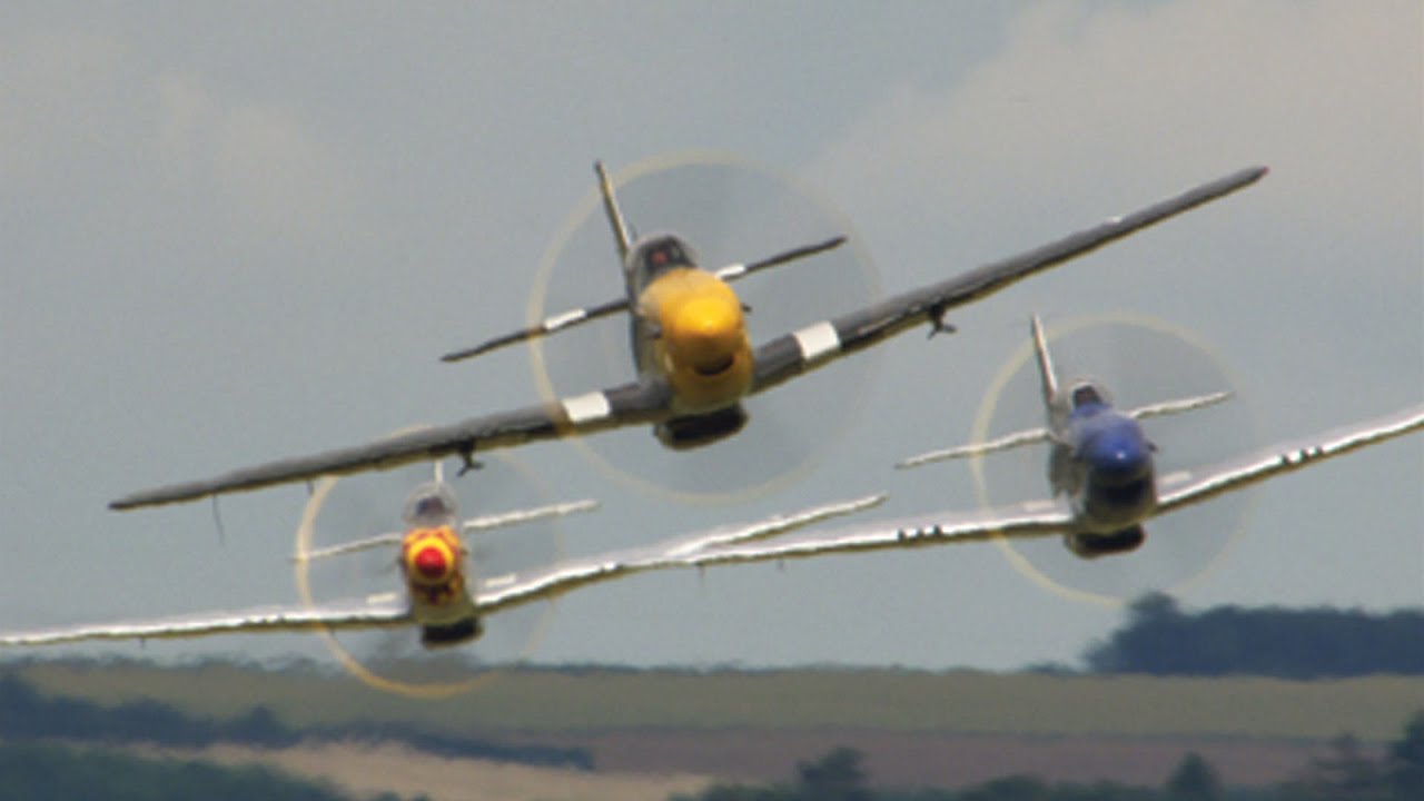 P-51 Mustangs - Airfield attack!!