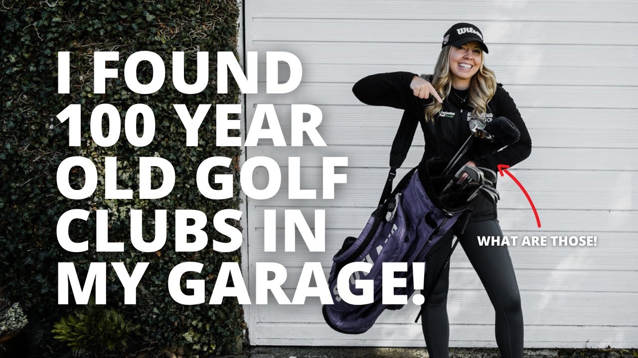 I FOUND 100 YEAR OLD GOLF CLUBS! - Garage Golf!