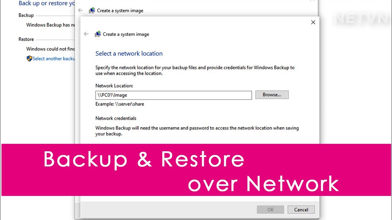 Резервное копирование, восстановление компьютера через сеть | Windows 10