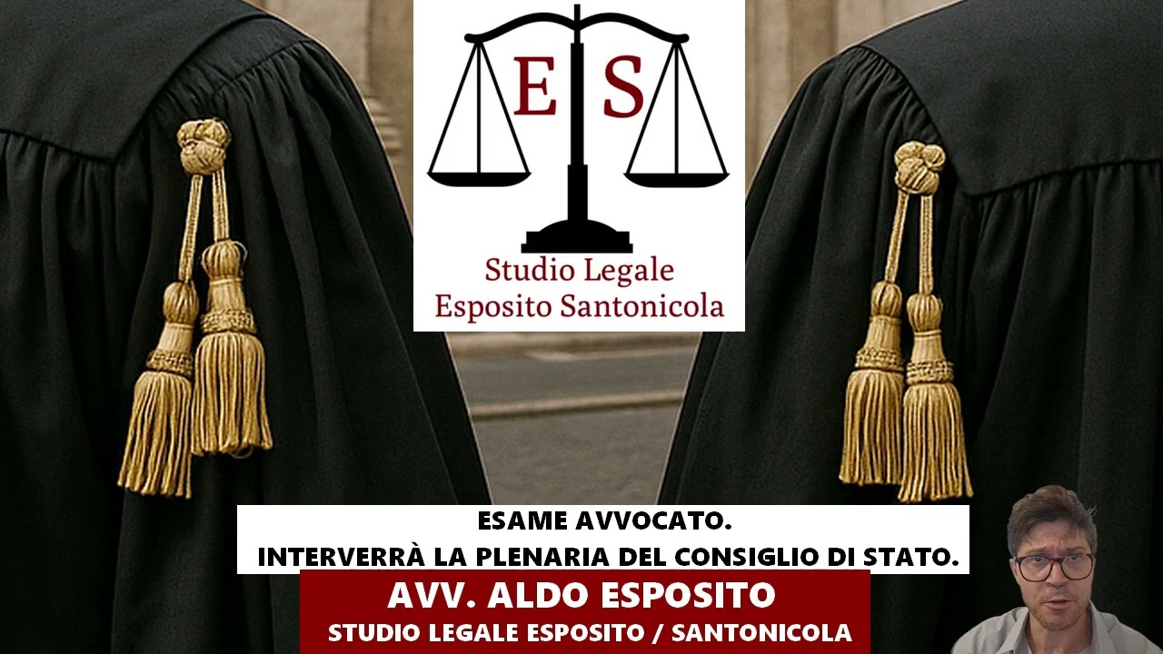ESAME AVVOCATO. INTERVERRÀ LA PLENARIA DEL CONSIGLIO DI STATO.