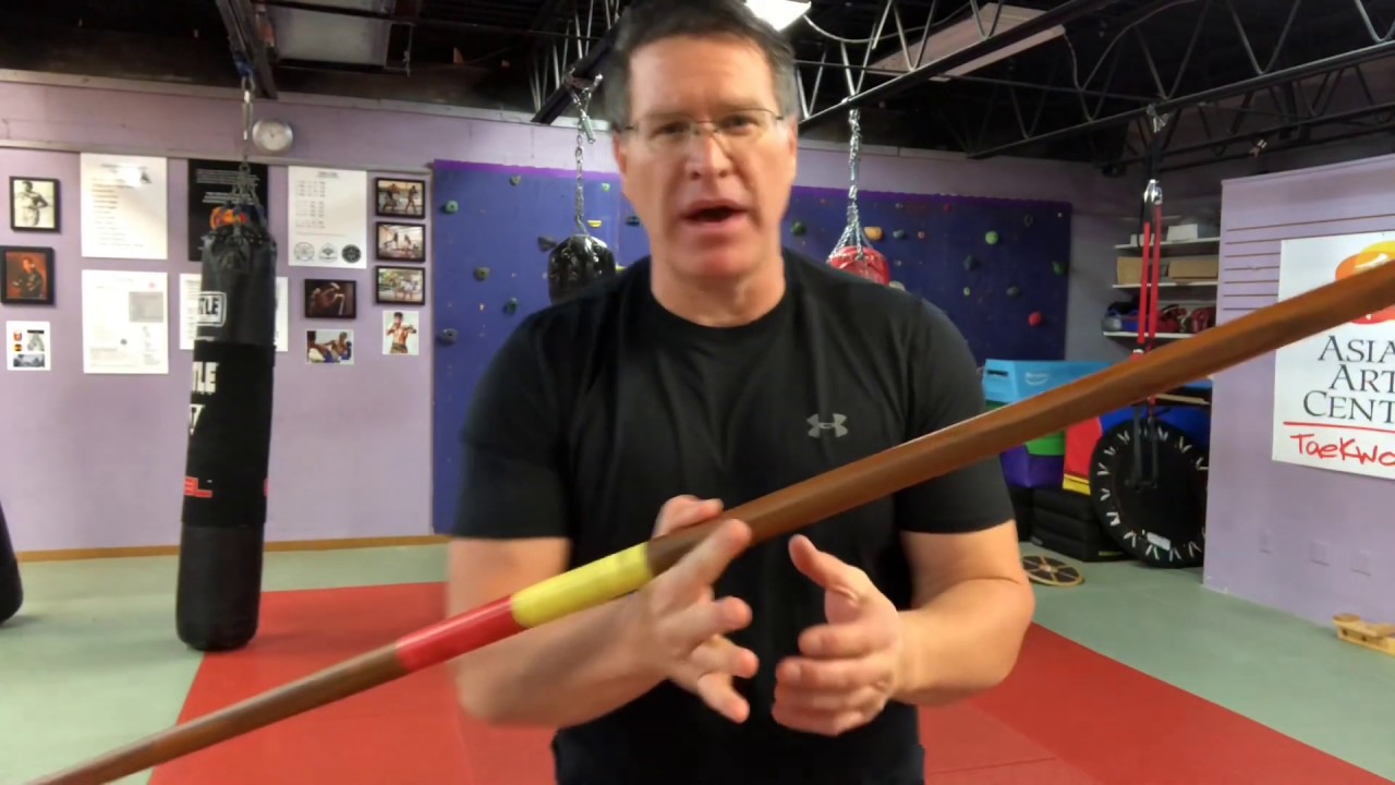 Bo staff training - strengthen hands with wrist rolls