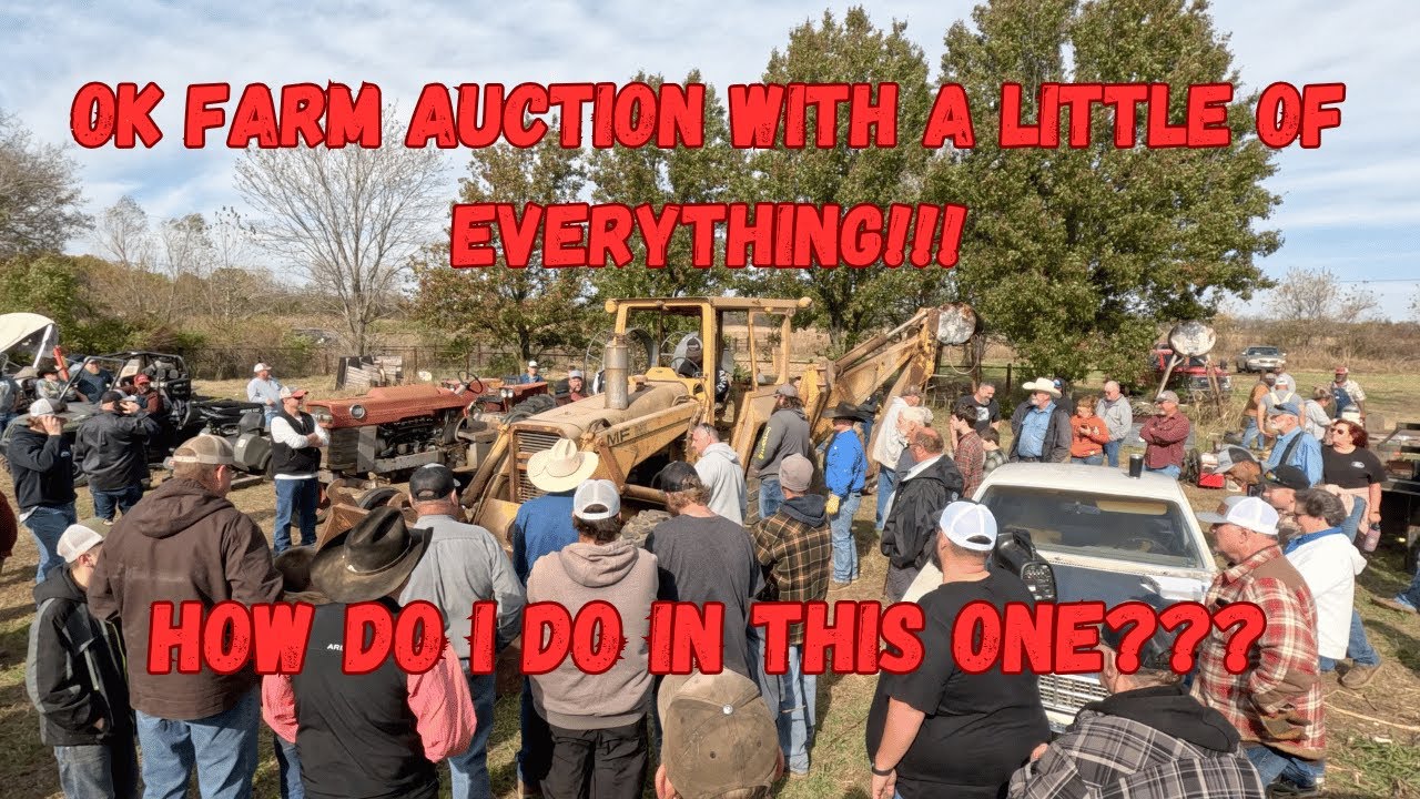 NE Oklahoma Farm Auction! How Did I Do?