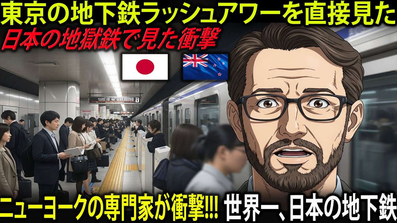 [海外感動秘話] 米国交通学会が騒然「これは説明不可能」、日本の地下鉄で見た信じられない光景に米国の交通データ専門家が衝撃！！