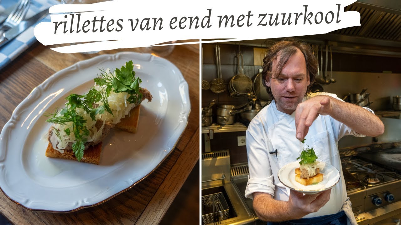 Koken met Rik de Jonge: Rillettes van eend met zuurkool