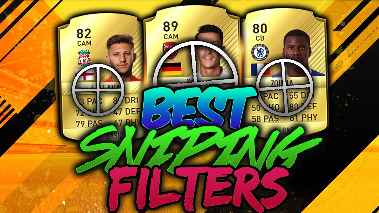 FIFA 17 - THE BEST SNIPING FILTERS TO MAKE INSANE PROFIT!