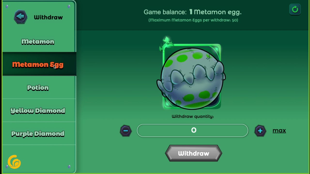 Metamon - Egg Tutorial, NFT Marketplace, and more (P2E Game by Radio Caca)