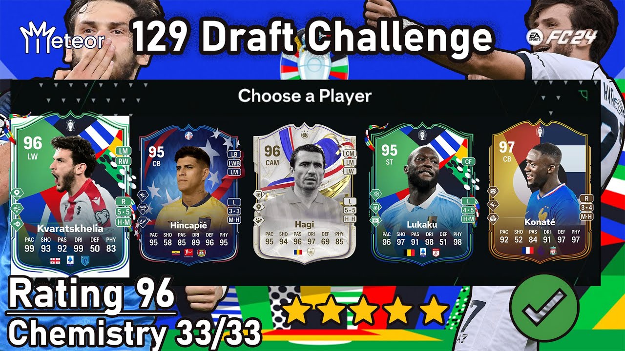 ANOTHER CRAZY 129 DRAFT CHALLENGE! - EAFC 129 Draft Challenge