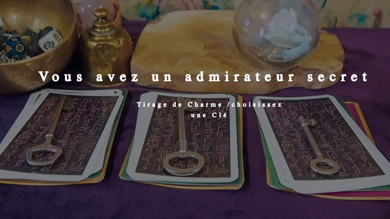 Avez-vous un Admirateur Secret ? 🤫💋 Qui ? Choisissez une Clé 🗝