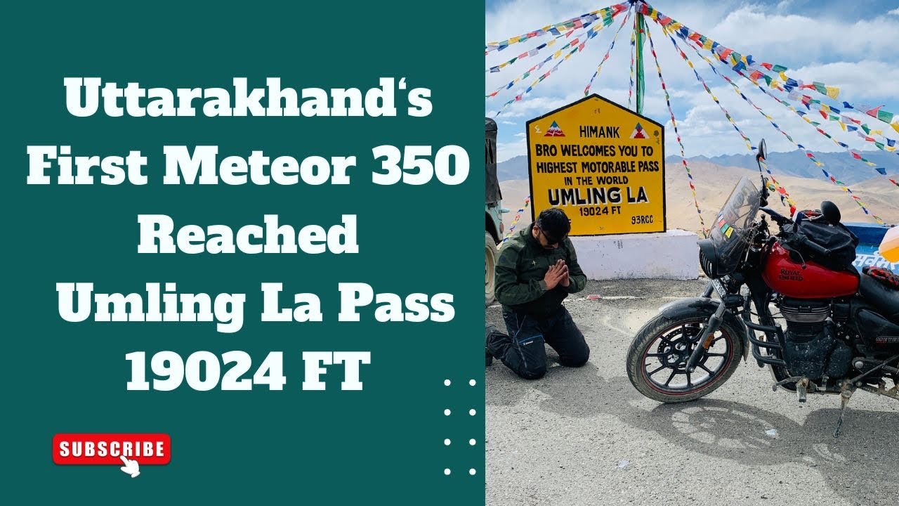 Uttarakhand’s First Meteor 350 Reached 19024 FT - Umling La Pass | Ladakh Series | Ep13