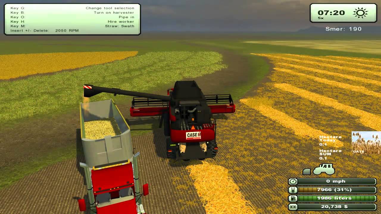 Let's Play - Farming Simulator 2013 EP3 PT 2 - Harvesting Started.