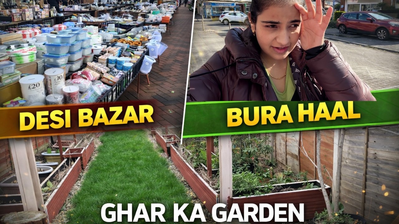 Shopping at UK Desi Bazar | Our Garden Needs Help! 😱😫
