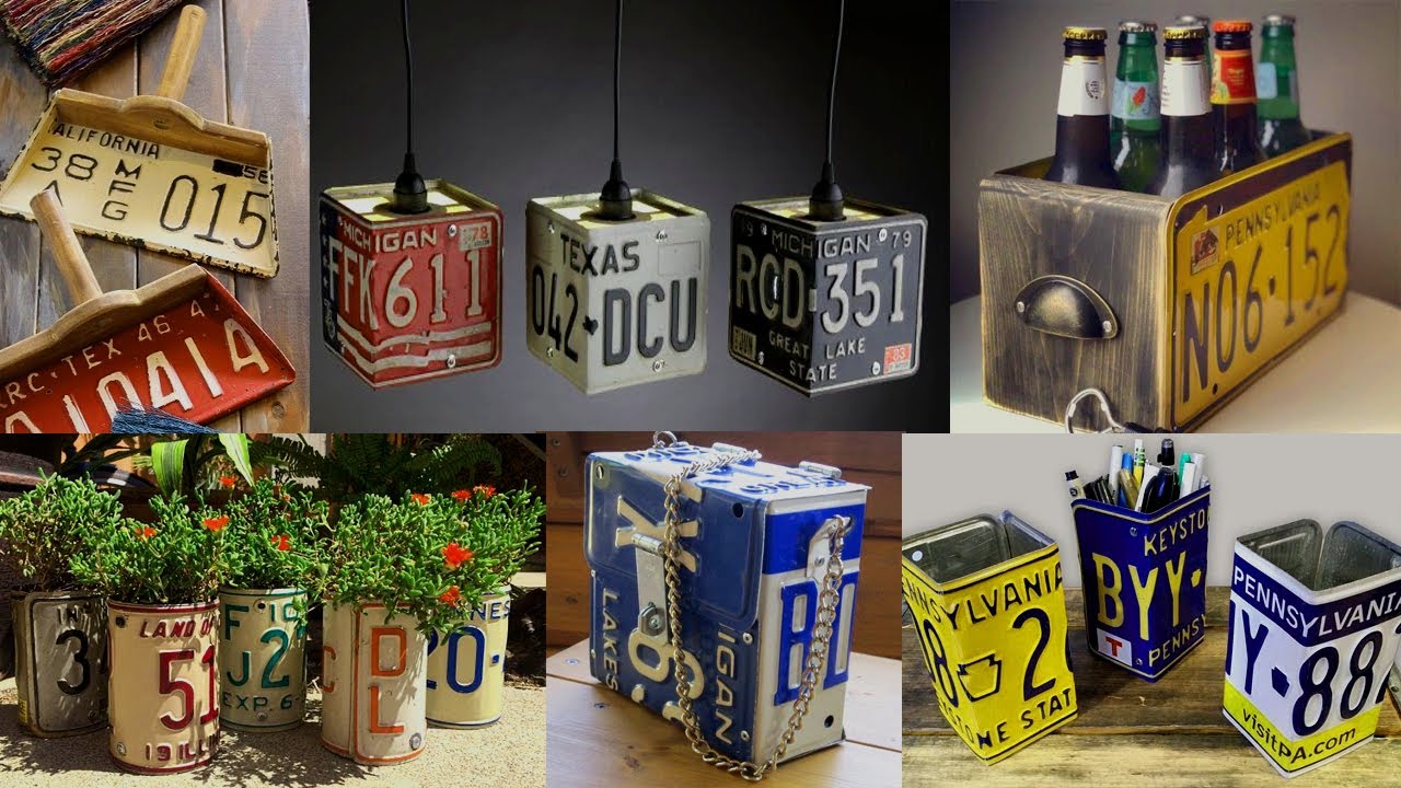 Don't Throw Away Your Old License Plate , Instead Do this