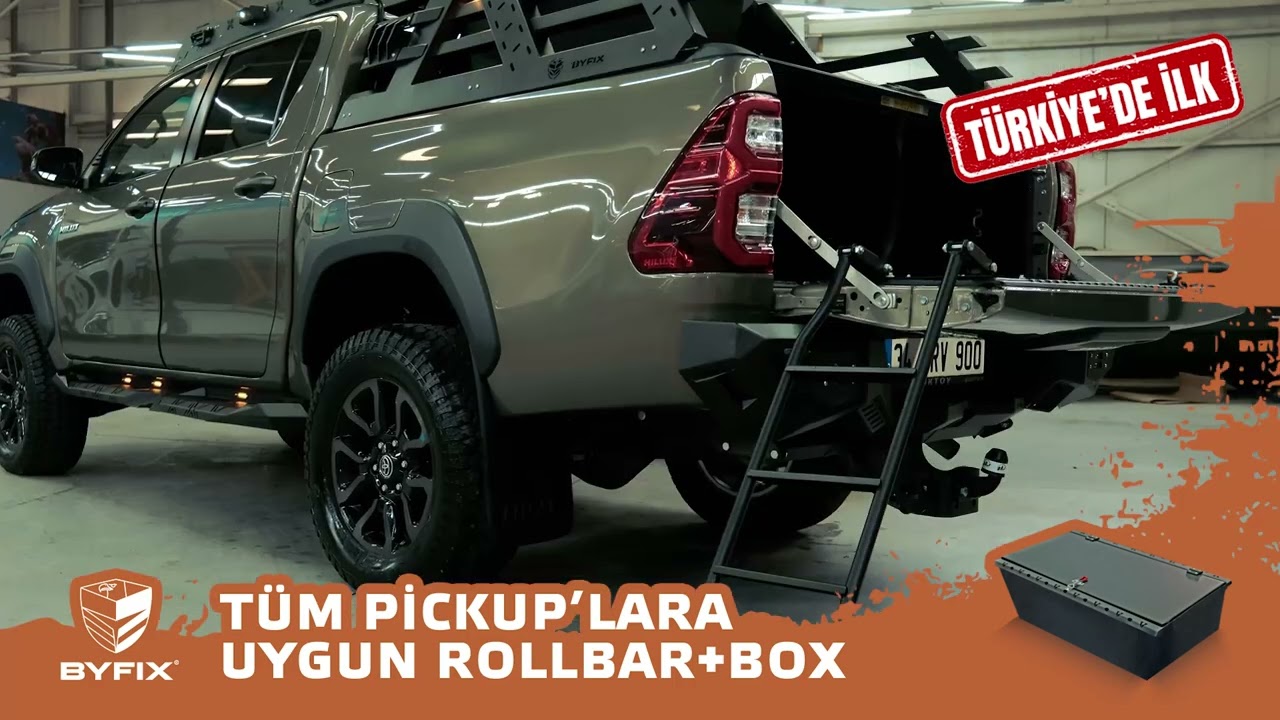 Byfix rollbar+box sayesine Pickuplarınıza ekstra 130 litre bagaj hacmi kazandırın! 😎