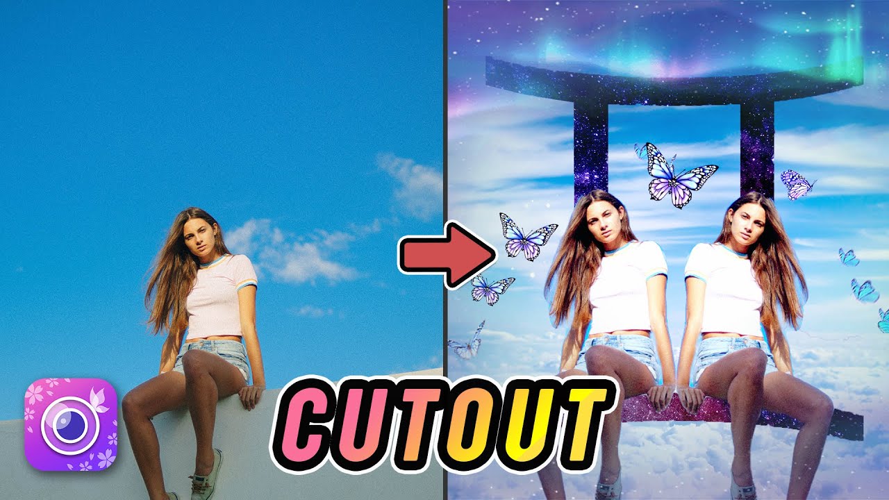 Celebrating Gemini Season With Cutout Feature | Photo Editing Tutorial | YouCam Perfect