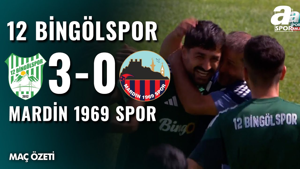 12 Bingölspor 3-0 Mardin 1969 Spor | MAÇ ÖZETİ | Ziraat Türkiye Kupası 1. Tur Maçı | 02.09.2025