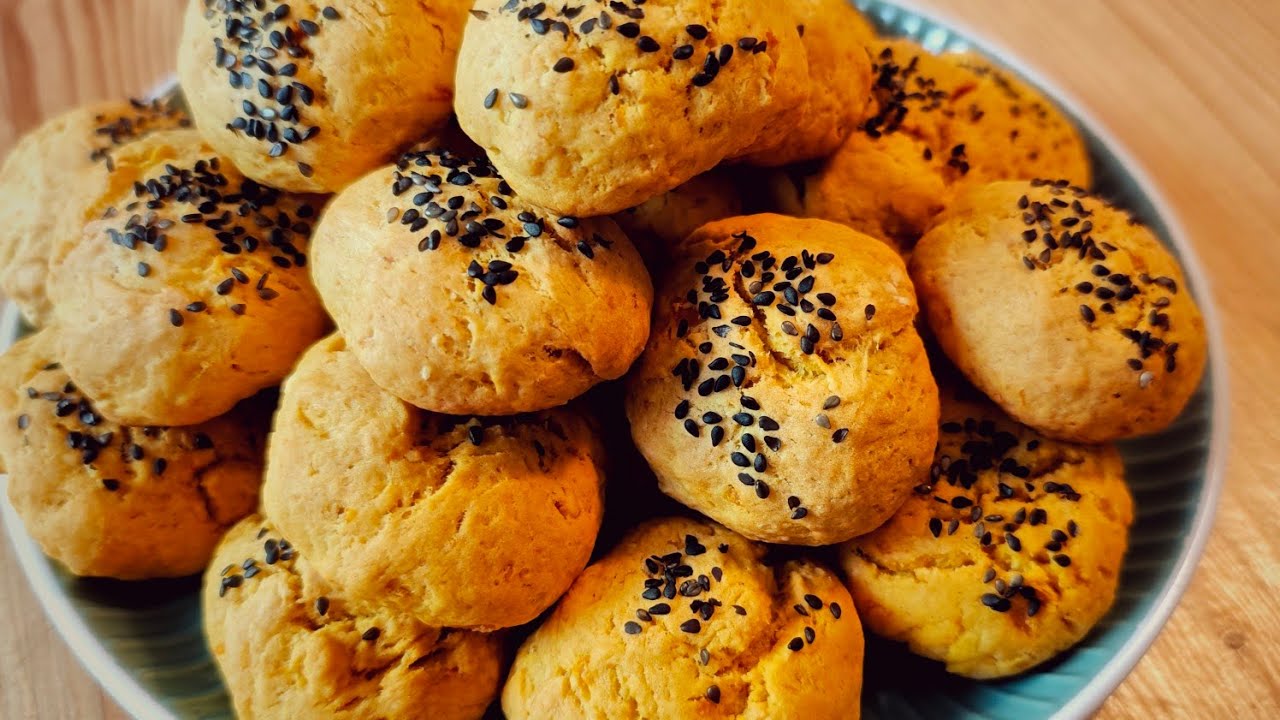 Тыквенное печенье 🍪 на раз два, ароматное и очень мягкое/Pumpkin Cookies Soft & Flavorful 🔥