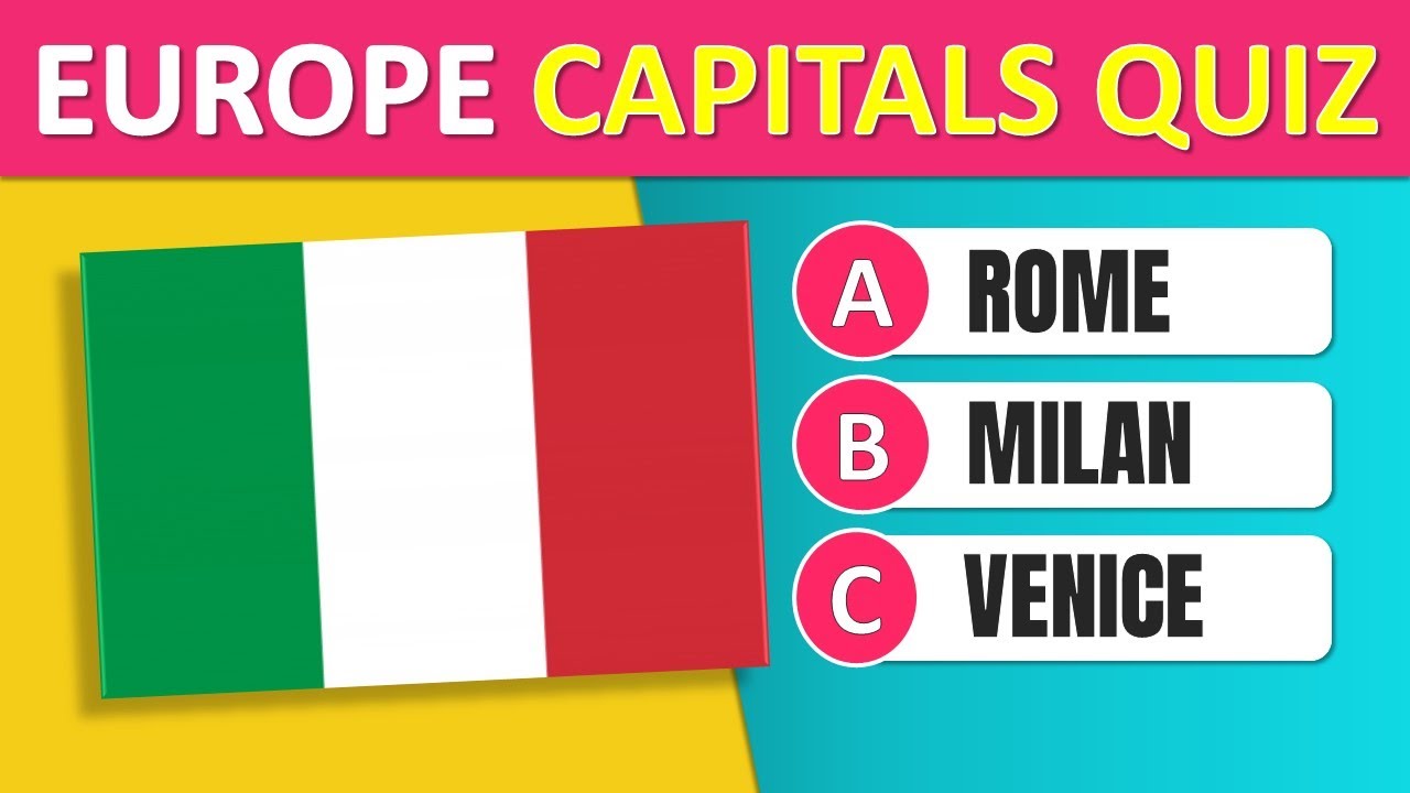 Guess The Capital City Of The Country EUROPE (Easy, Medium, Hard) | Capital City Quiz