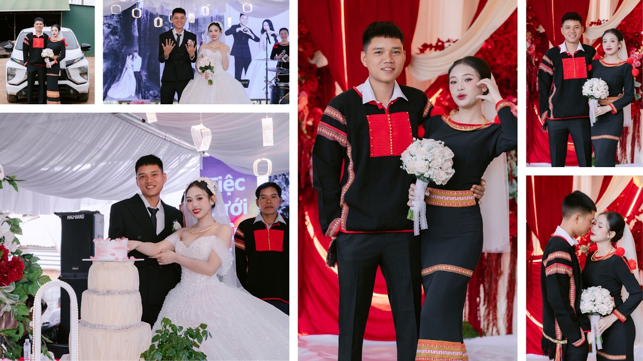 ĐÁM CƯỚI RÔ H TRANG & ADRƠNG Y HẬU | BUÔN ĐRÀI PRONG- EA HLEO