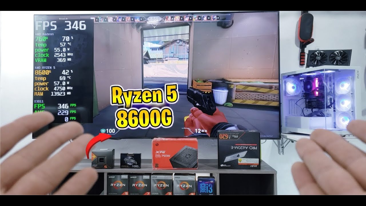 Ryzen 5  8600G | 32gb Ram | Test Rendimiento | Test 12 Games |