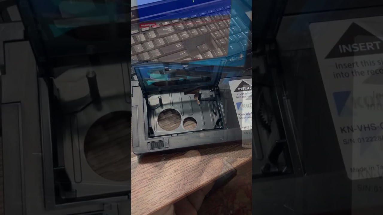 VHS-C cassette adaptor  #minicamera #camcorder #vhscassette #vhs